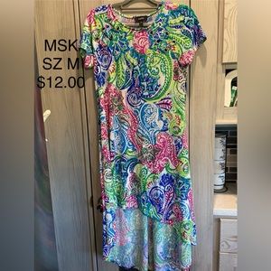 MSK high low dress Sz M